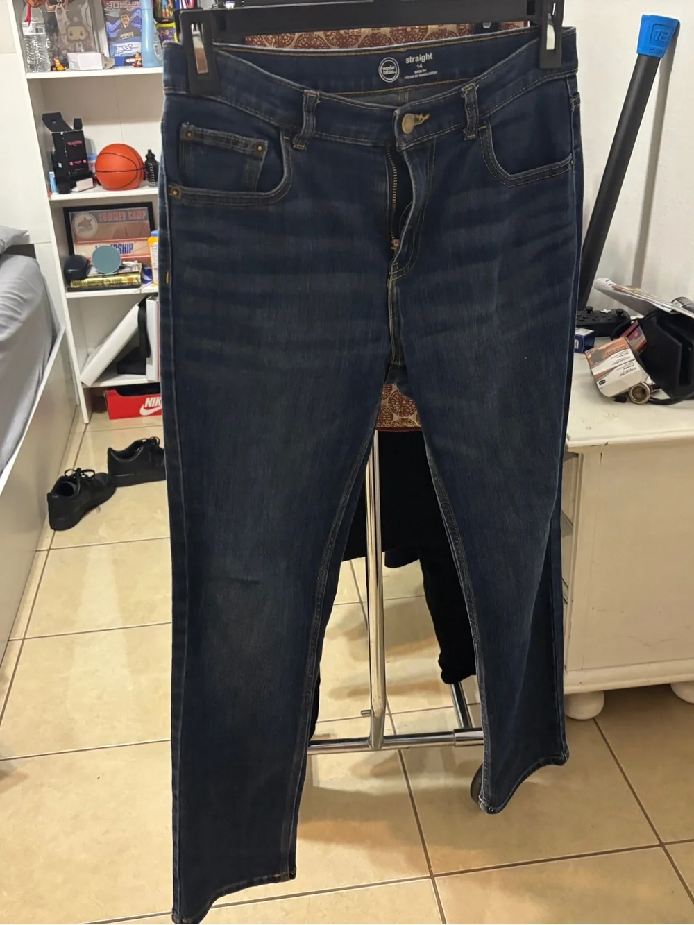 Bundle - Boy’s Old Navy Button Up XL & Wonder Nation Size 14 Straight Fit Jeans